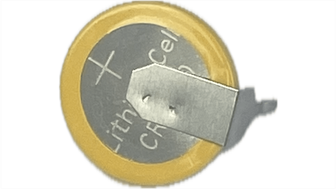 RS PRO CR1220 Button Batteries, 3V, 12.5mm Diameter