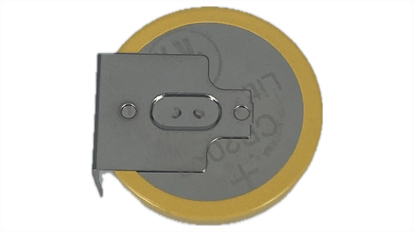 RS PRO CR2032 Button Batteries, 3V, 20mm Diameter