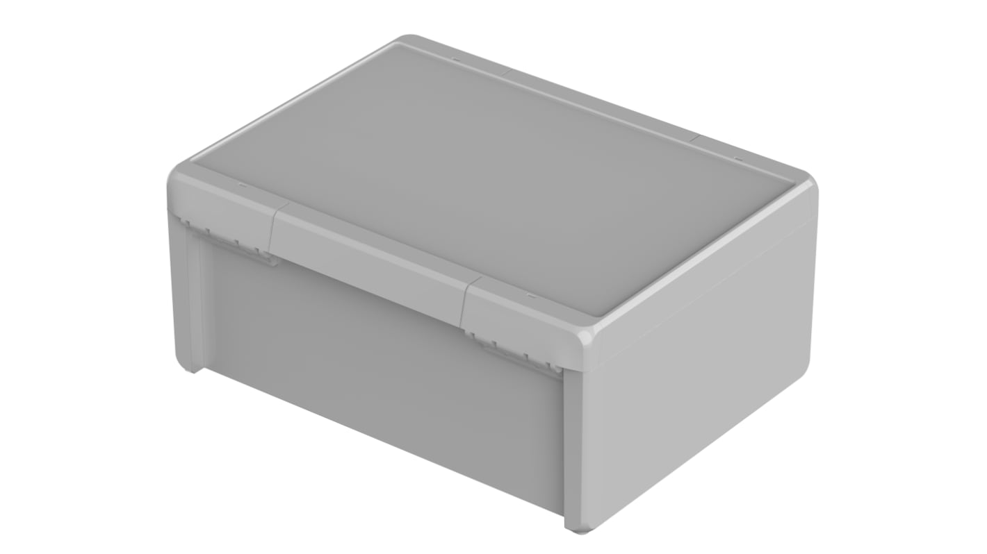 Bopla Bocube Series Light Grey ABS Enclosure, IP66, IP68, Light Grey Lid, 160 x 364 x 284mm