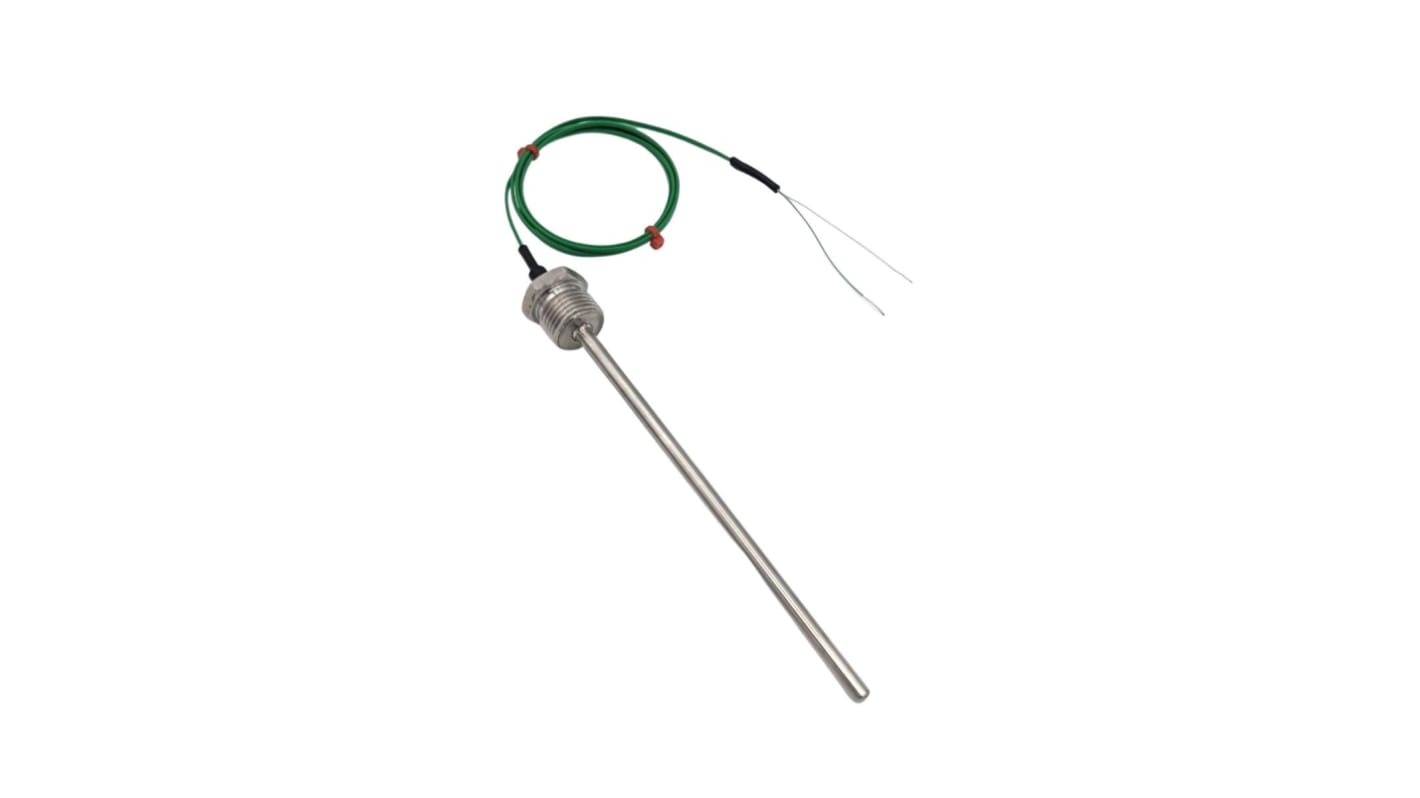 RS PRO Rounded Type K Thermocouple Temperature Probe, 50mm Length, 3mm Diameter, 250 °C Max