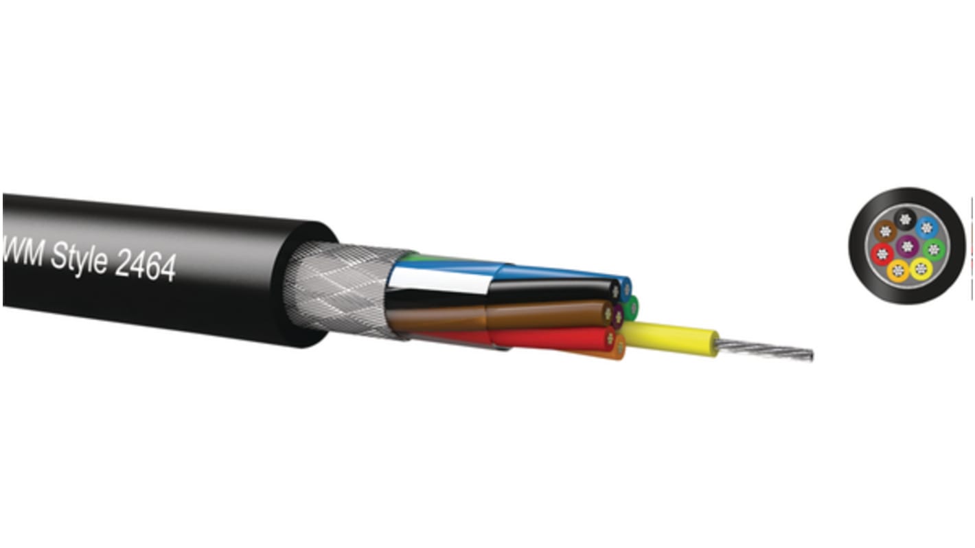 Kabeltronik Twisted Pair Cable, 8 Cores, 0.25 mm², 24 AWG, 100m, Multicore Cable