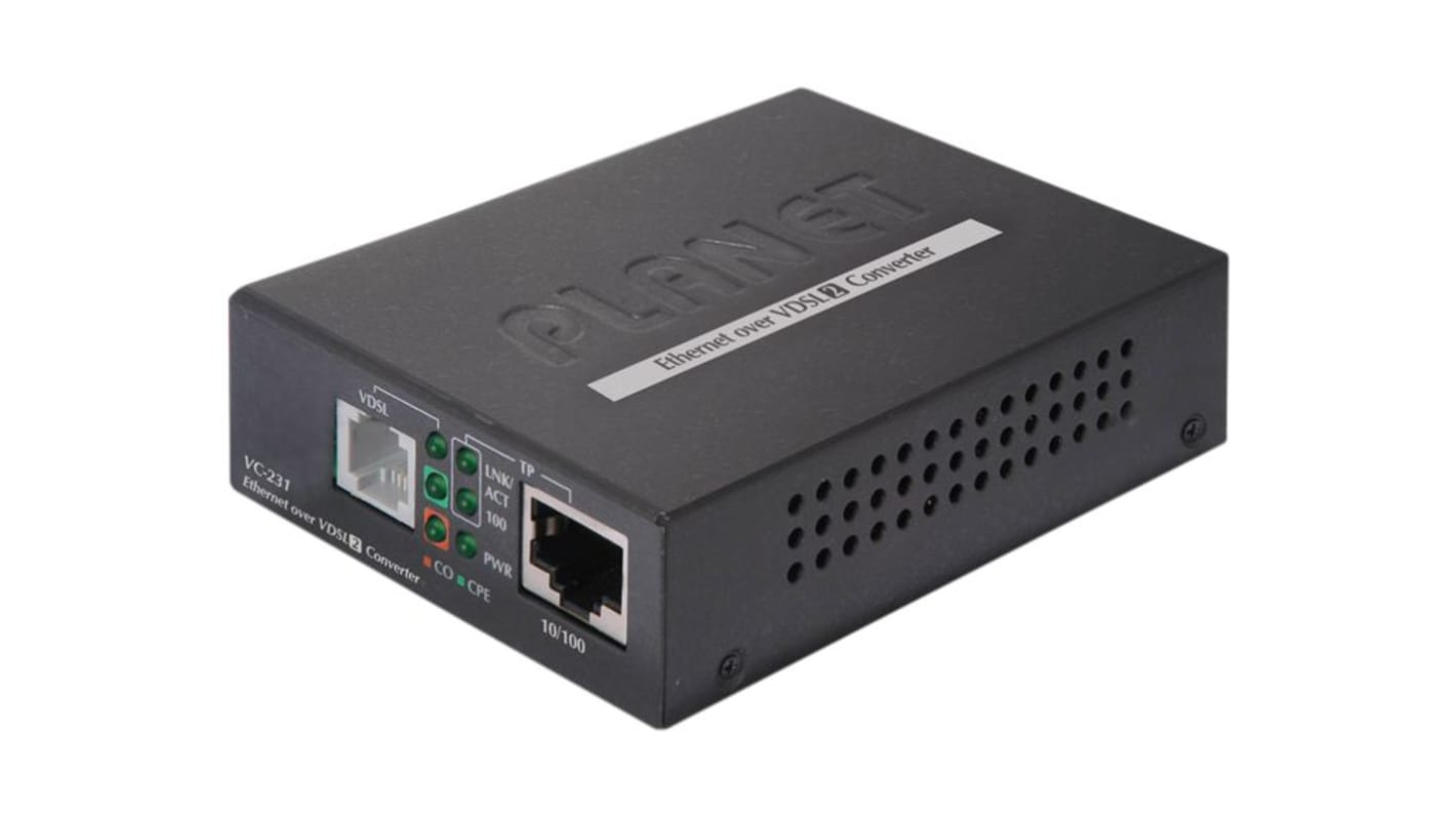 Media converter Ethernet Half duplex/Full duplex Planet, RJ45