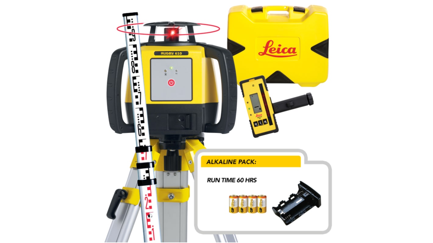 Leica Rugby 610 635nm Rotary Laser