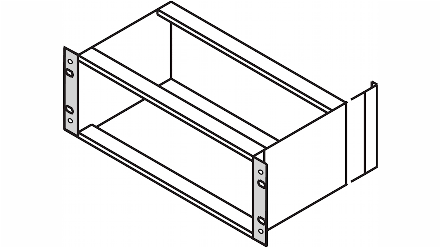 nVent SCHROFF EuropacPRO Series Aluminium Bracket for Use with Gasket