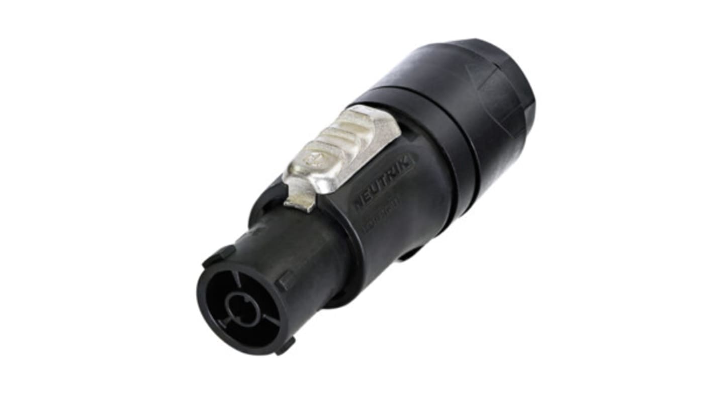 Neutrik, NAC3FX IP65 Black 2 + PE Industrial Power Socket, Rated At 16A, 250 V ac