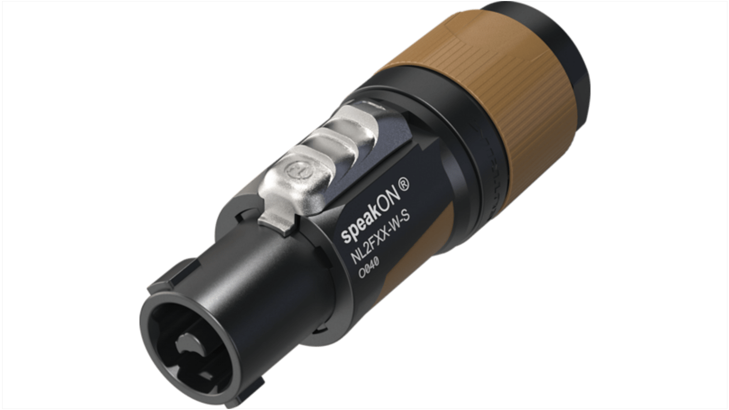 Neutrik Screw Speaker Terminal Plug, 2 Way, 37A, Screw Termination