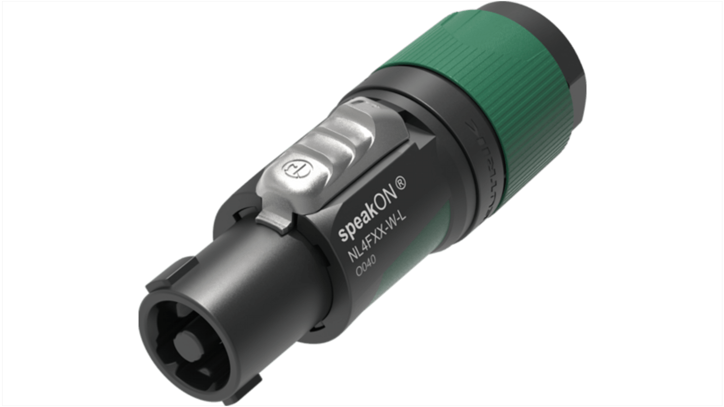 Neutrik Screw Speaker Terminal Plug, 4 Way, 37A, Screw Termination