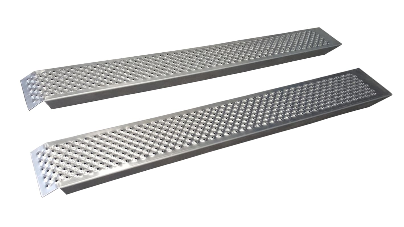 RS PRO Aluminium Foldable Foldable Ramp, 500kg Maximum Weight