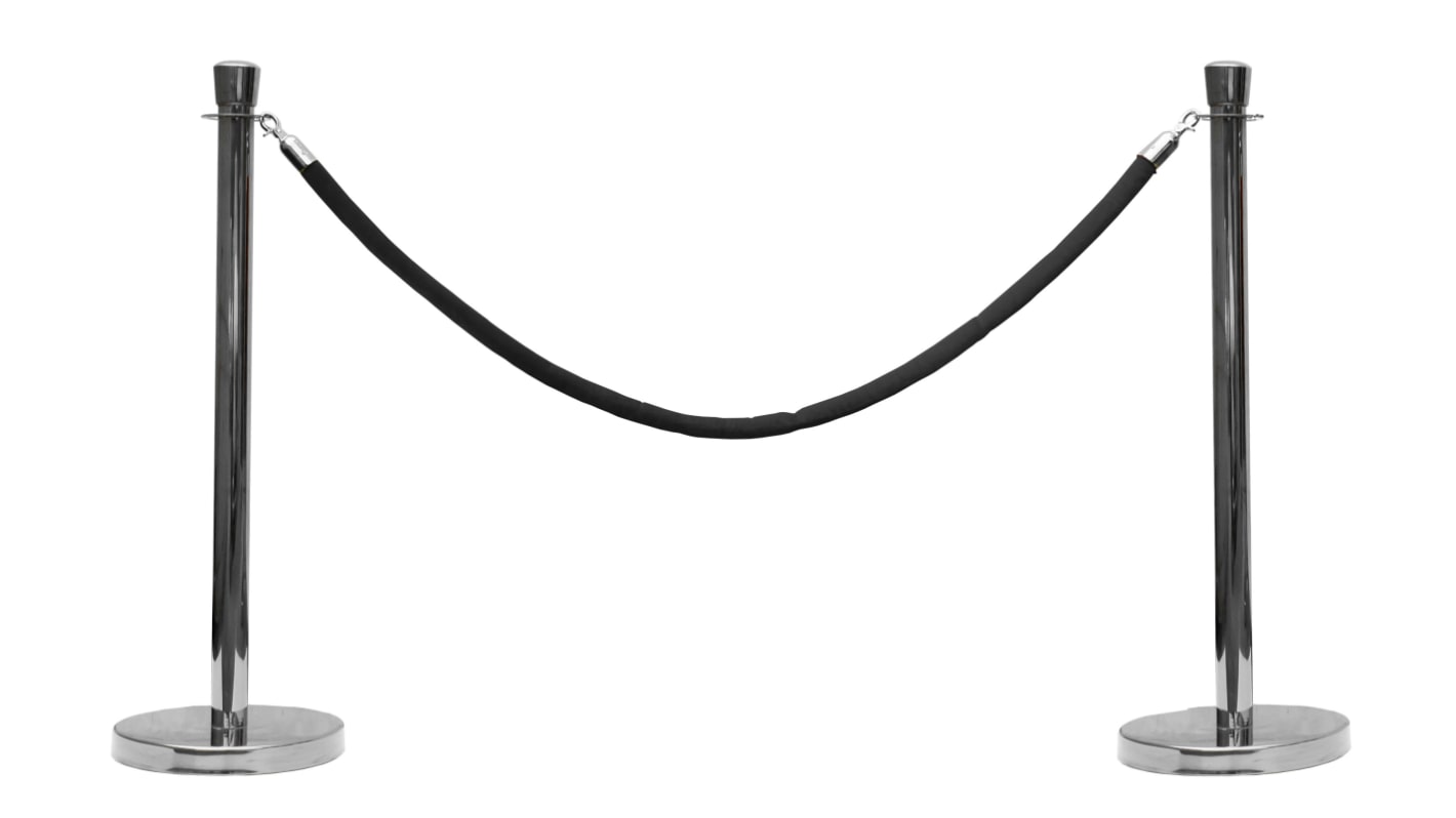 RS PRO Chrome Stainless Steel Stanchion