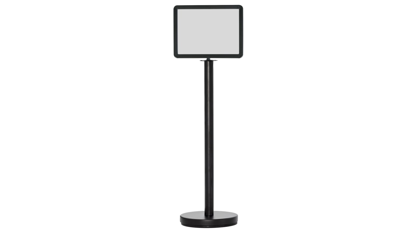 RS PRO Black ABS, Steel Information Post