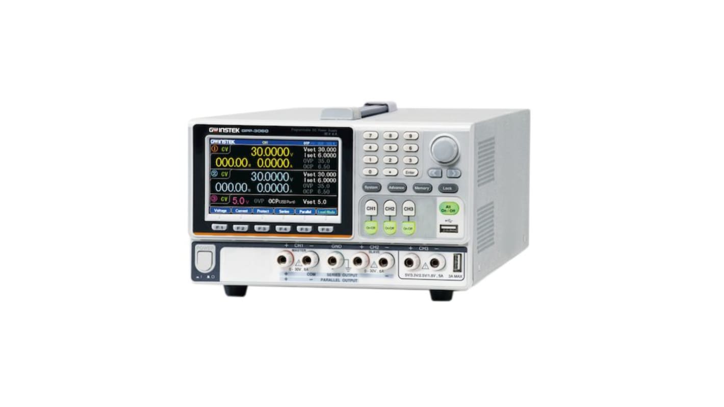 Zasilacz laboratoryjny 0 → 60V 3A GW Instek 385W