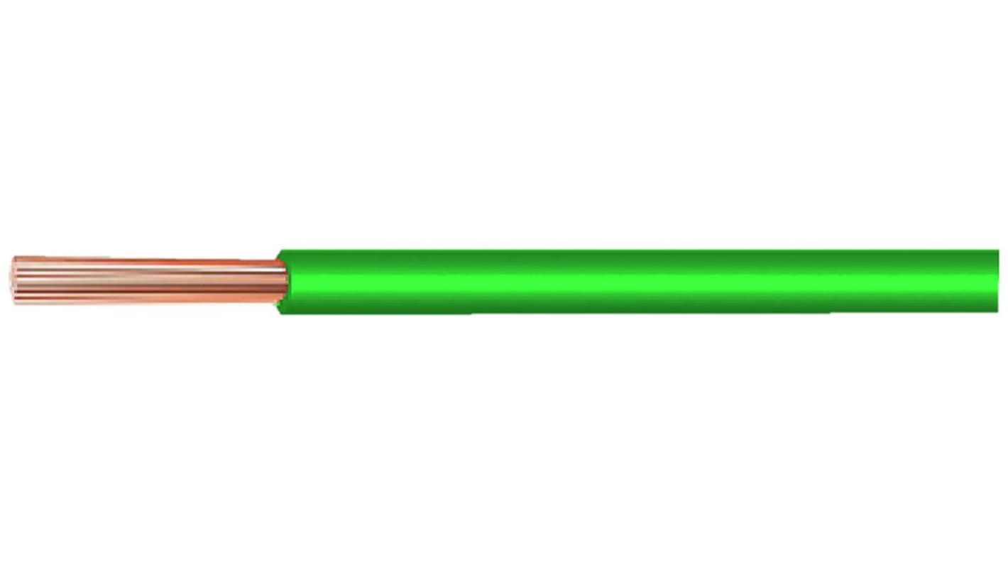 Helukabel Green 1.5 mm² Hook Up Wire, 15 AWG, 100m, PVC Insulation, 29139