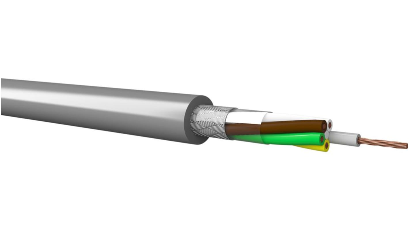 Kabeltronik, 4 Cores, 0.25 mm², 24 AWG, 100m, Multicore Cable