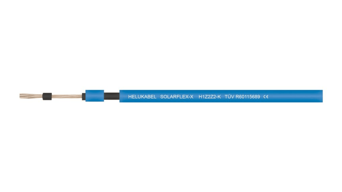 Helukabel Photovoltaik-Kabel 4 mm² Blau -40 bis + 120 °C