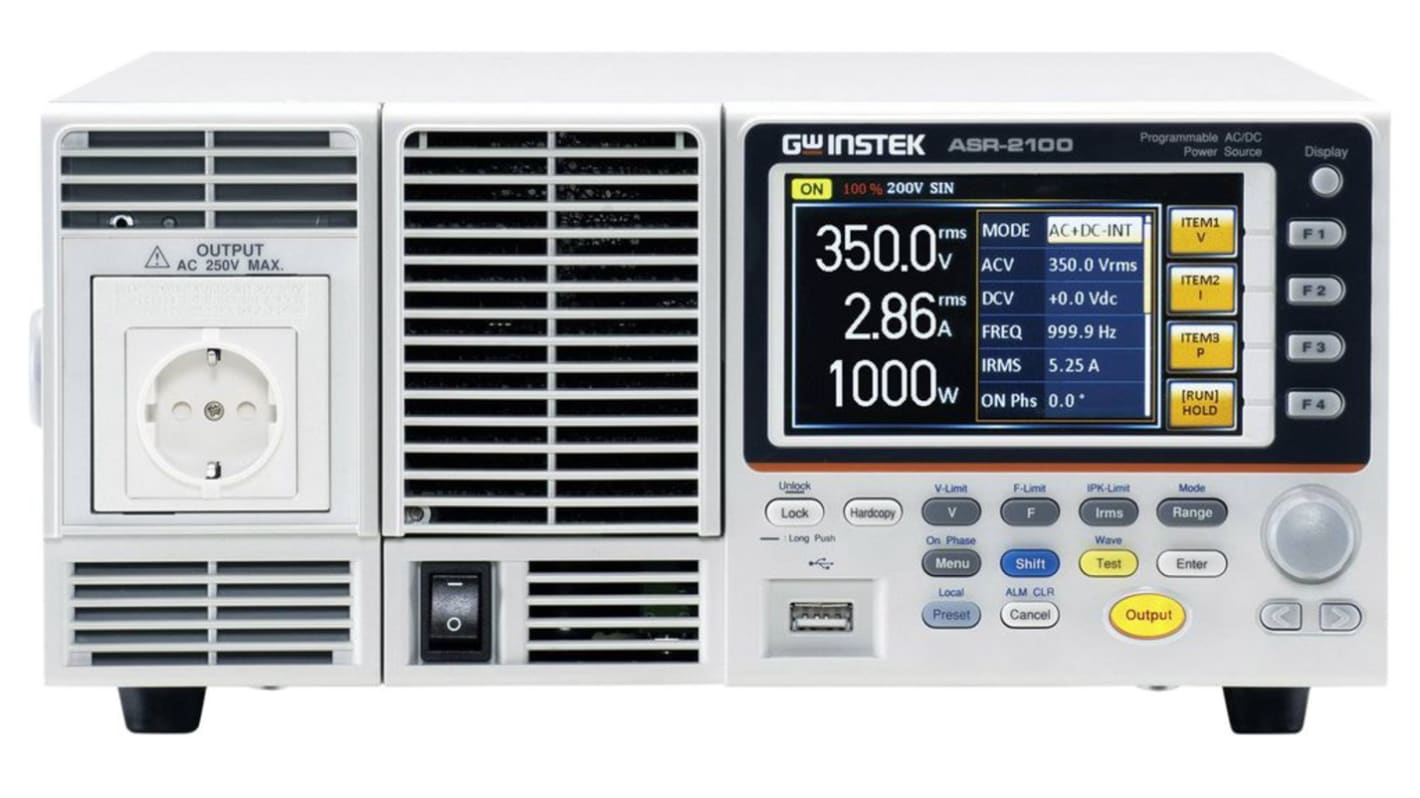 Zasilacz laboratoryjny 0 → 500V 10A GW Instek 1kW Źródło prądu AC/DC