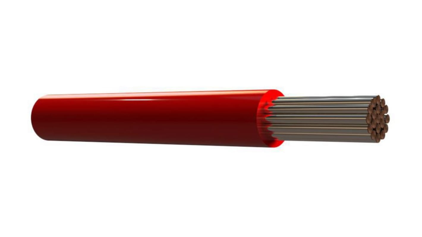 Cable de conexión Habia E 2019 RED, área transversal 0,61 mm² Rojo, long. 100m, 20 AWG