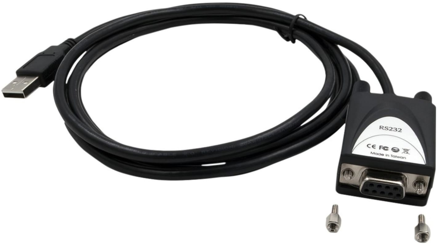 Cable Exsys, long. 1.8m, con. A: USB A Macho, con. B: Sub-D de 9 contactos Hembra