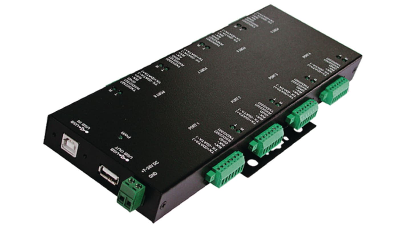 Convertisseur de signal Exsys, USB B vers Bloc de jonction