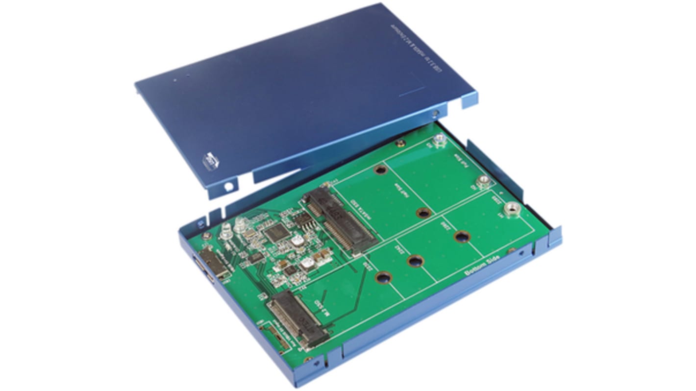 Exsys Festplattengehäuse, M.2 SATA, USB 3.1, 97.00 x 65.50 x 9.50mm