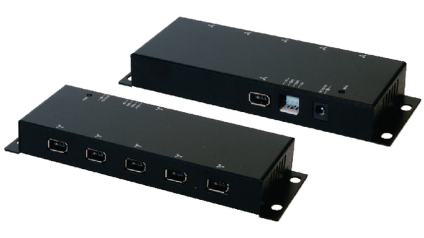 Exsys 6 Port  Hub, 70 x 30 x 150mm