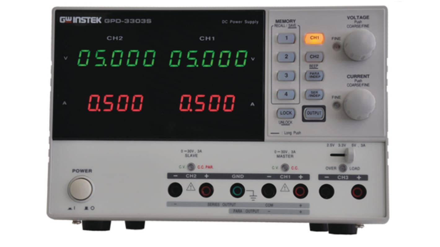 Zasilacz laboratoryjny 5 And 30V 3A GW Instek 195W