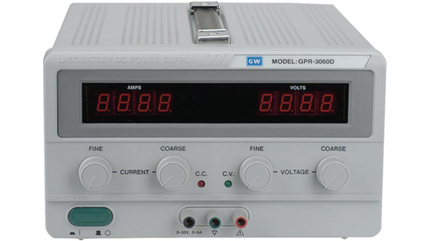 Zasilacz laboratoryjny 0 → 30V 6A GW Instek 180W Zasilacz laboratoryjny