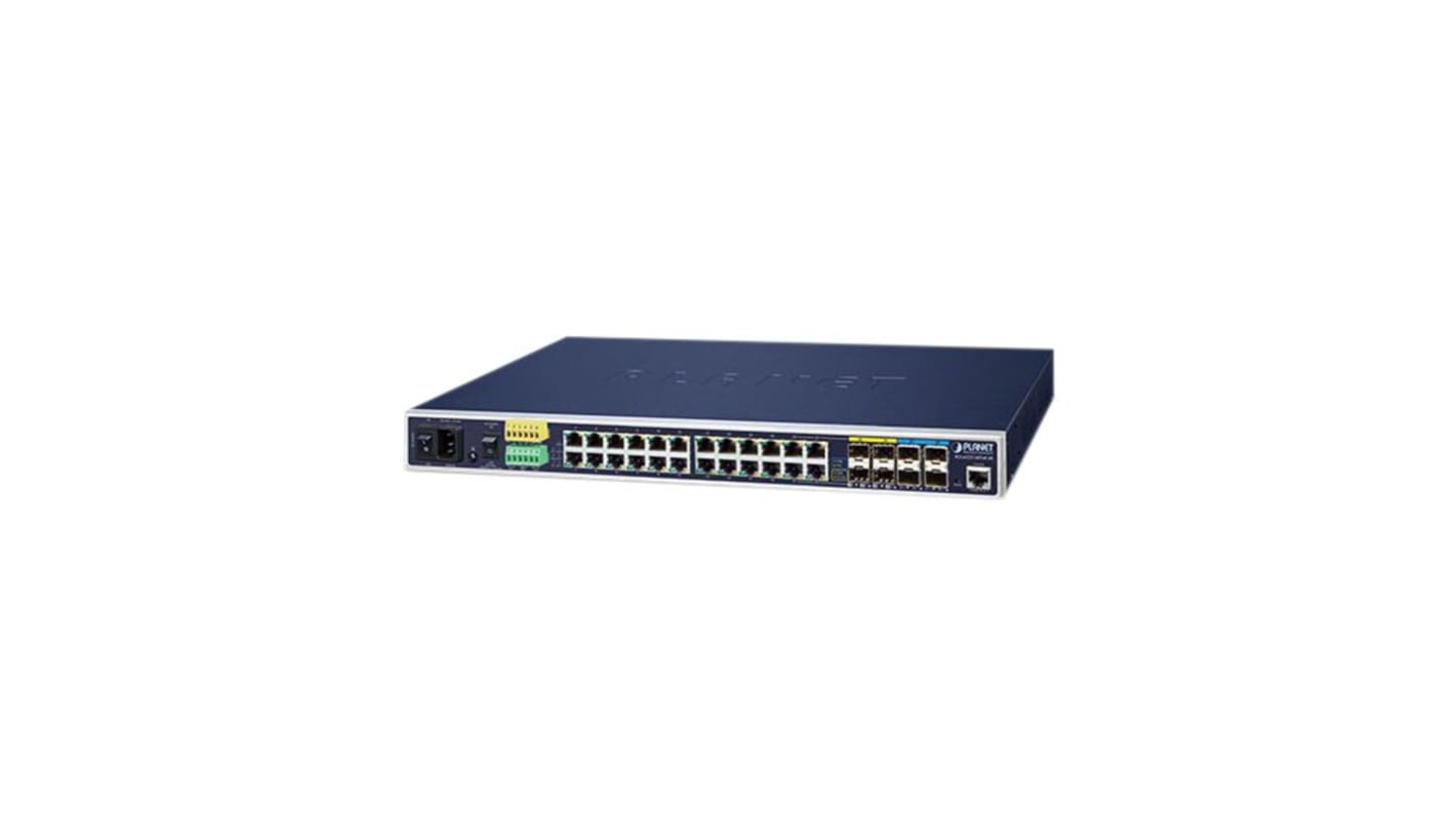 Planet-Wattohm IGS-6325-20T4C4X Ethernet Smart Managed Switch 28-Port Verwaltet