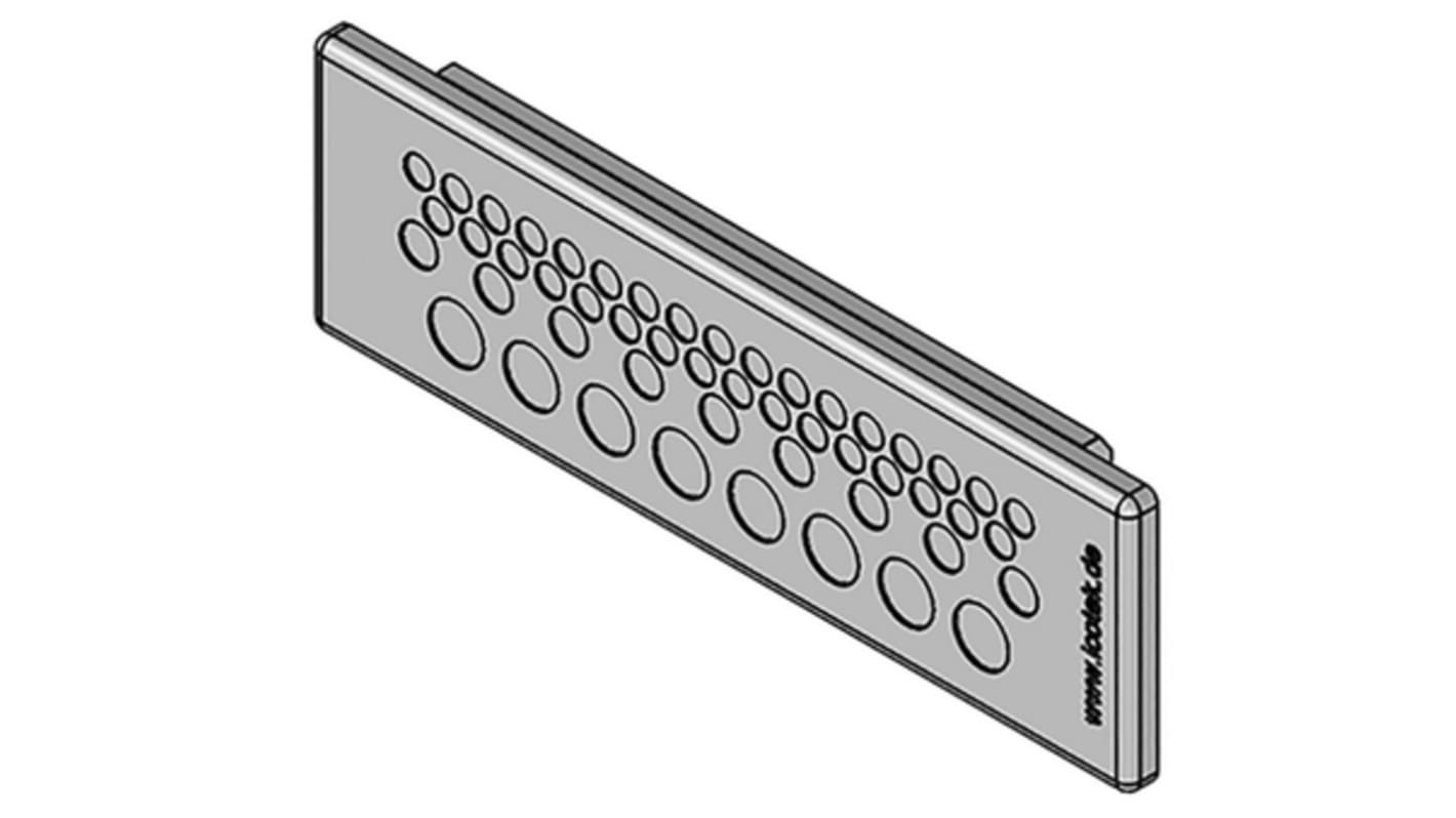 Icotek Kabelkanal ramme Elastomer Ramme KEL-DP 142 x 44 x 12mm