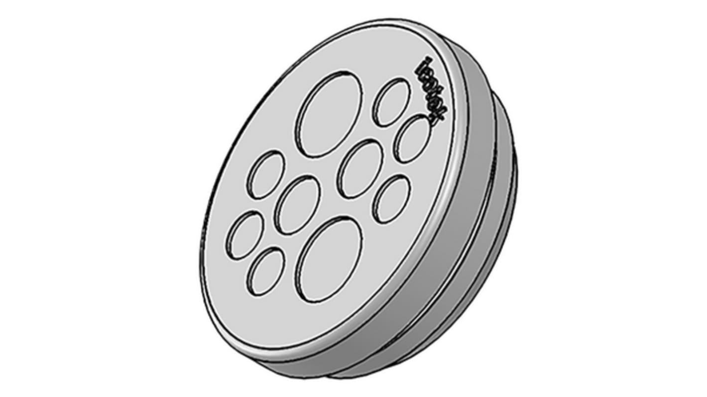 Icotek KEL-DP Kabelkanal Rahmen, Typ Rahmen, Elastomer, 888 x 888 x 12mm