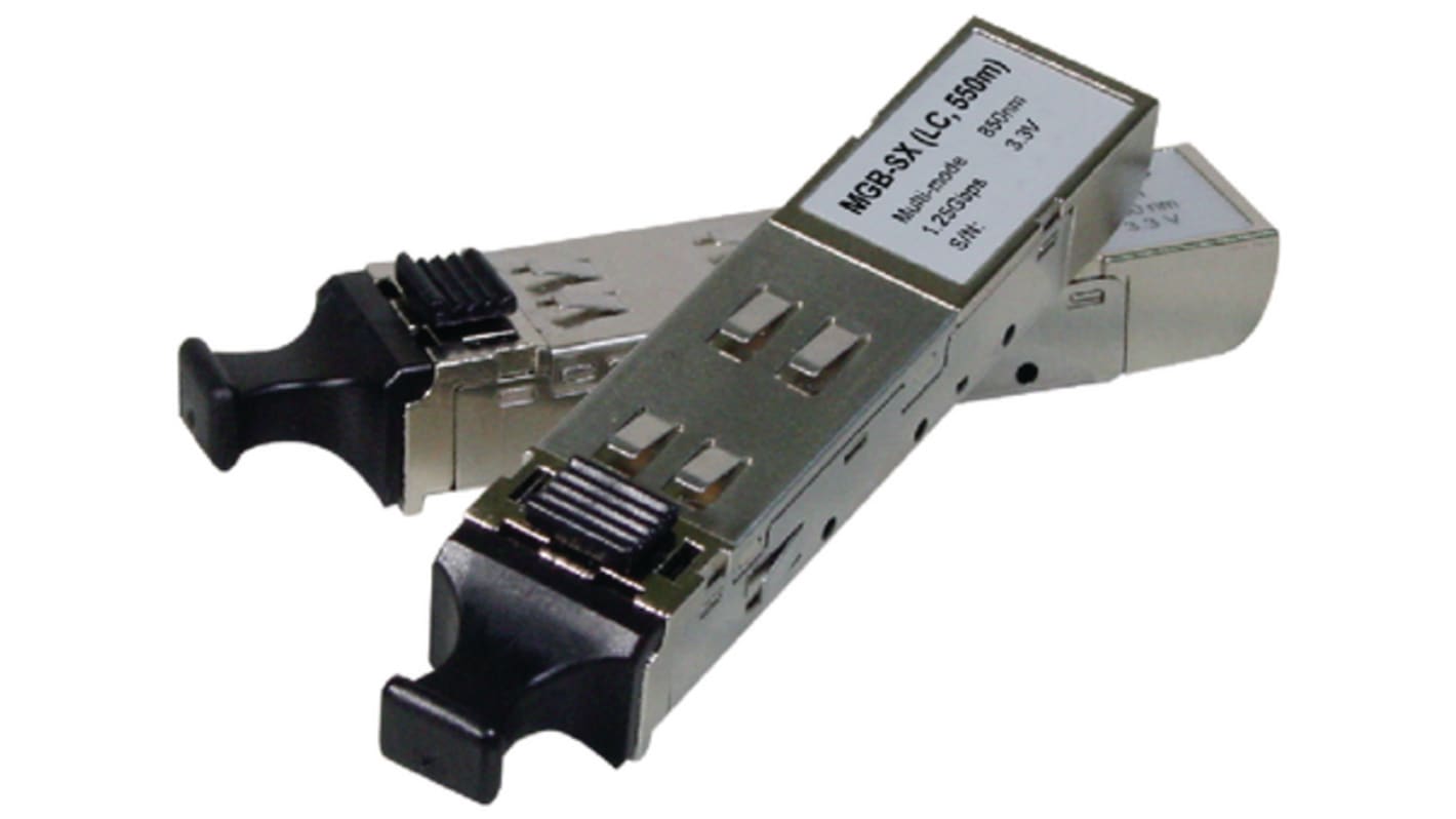 Transceptor de fibra óptica Planet-Wattohm, vel. datos 1000Mbps, conector LC