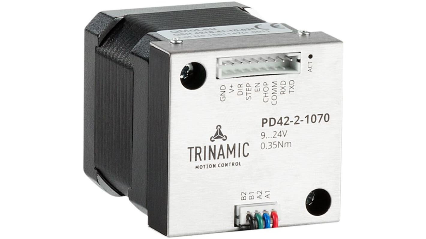 Trinamic PD-1070 Series Hybrid Stepper Motor, 360Nmm Torque, 28 V, 1.8°