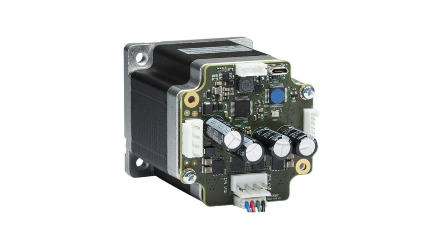 Trinamic PANdrive Series Stepper Motor, 2.1Nm Torque, 54 V, 1.8°, 8mm Shaft