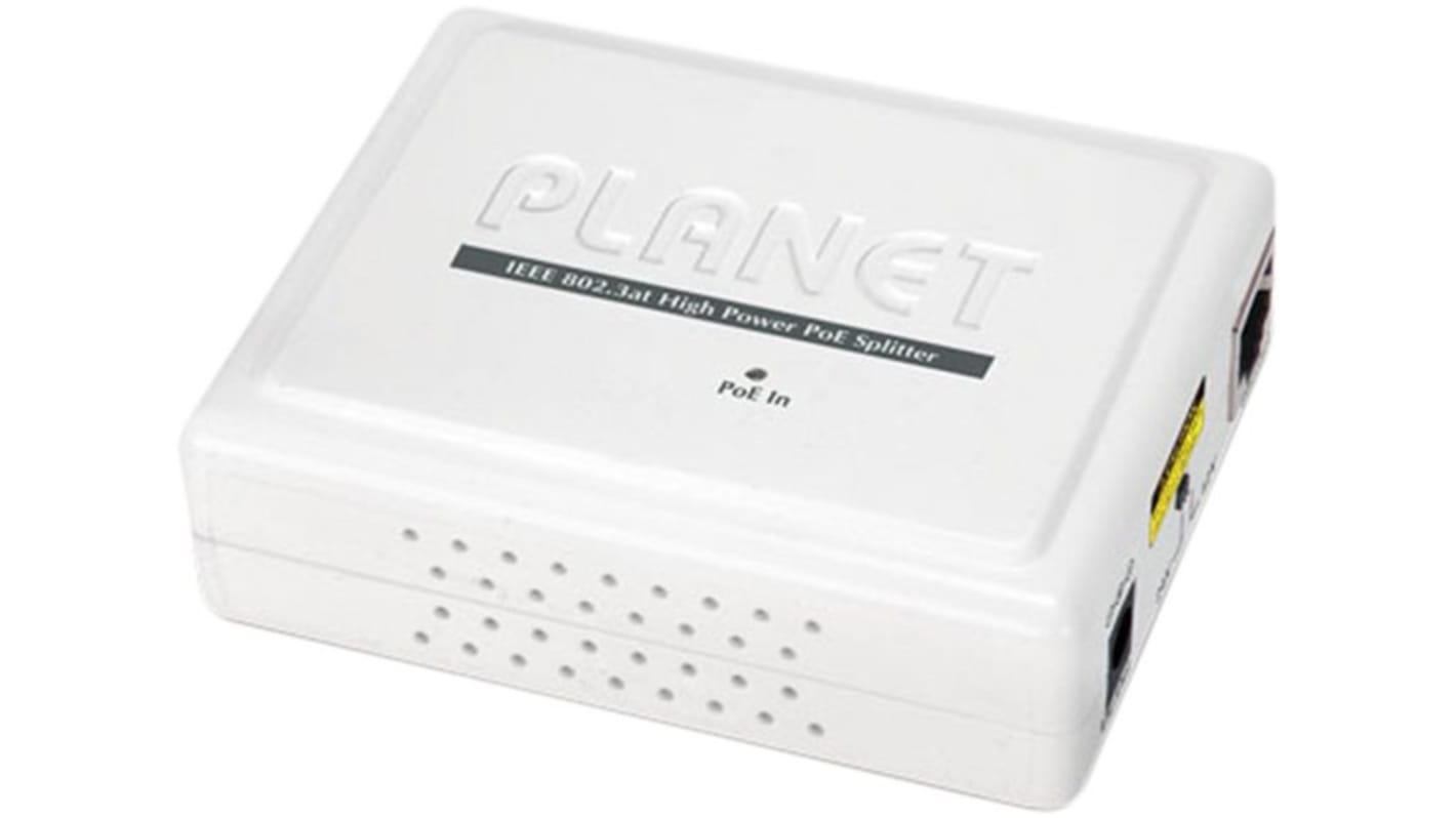 Planet-Wattohm Single Port PoE Splitter, 12/24V dc Output, 25.5W