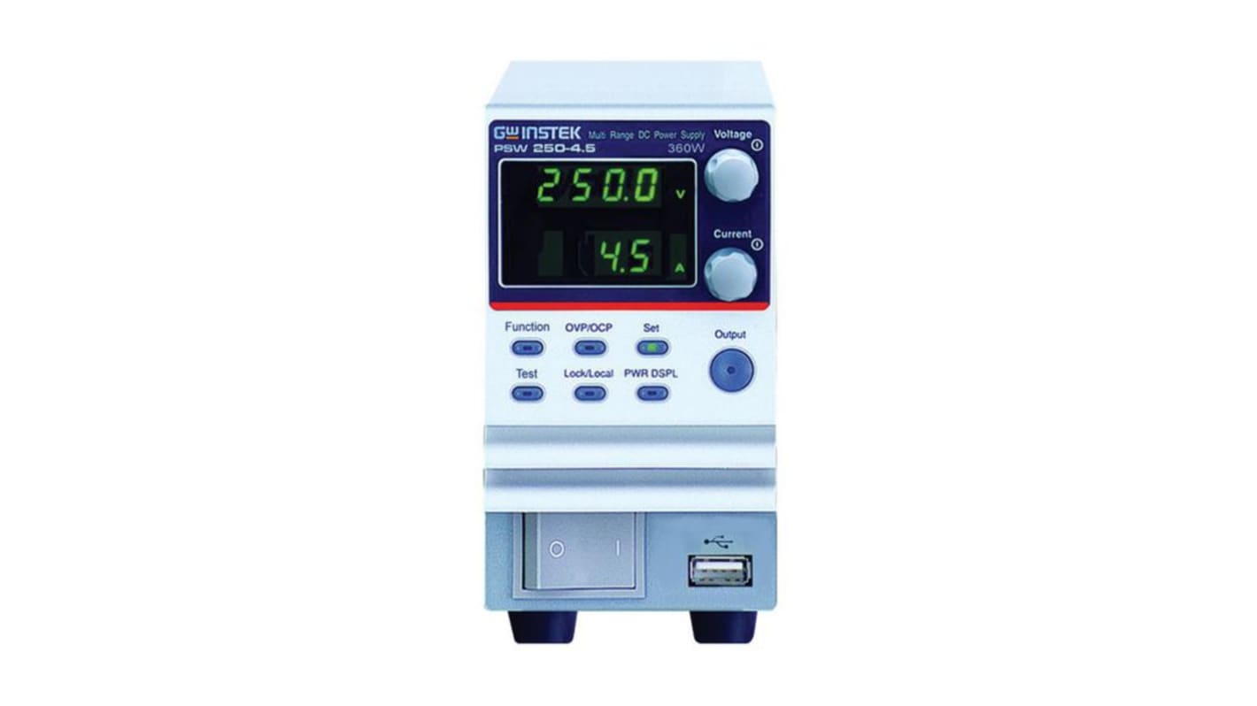 Zasilacz laboratoryjny 250V 4.5A GW Instek 360W Zasilacz impulsowy