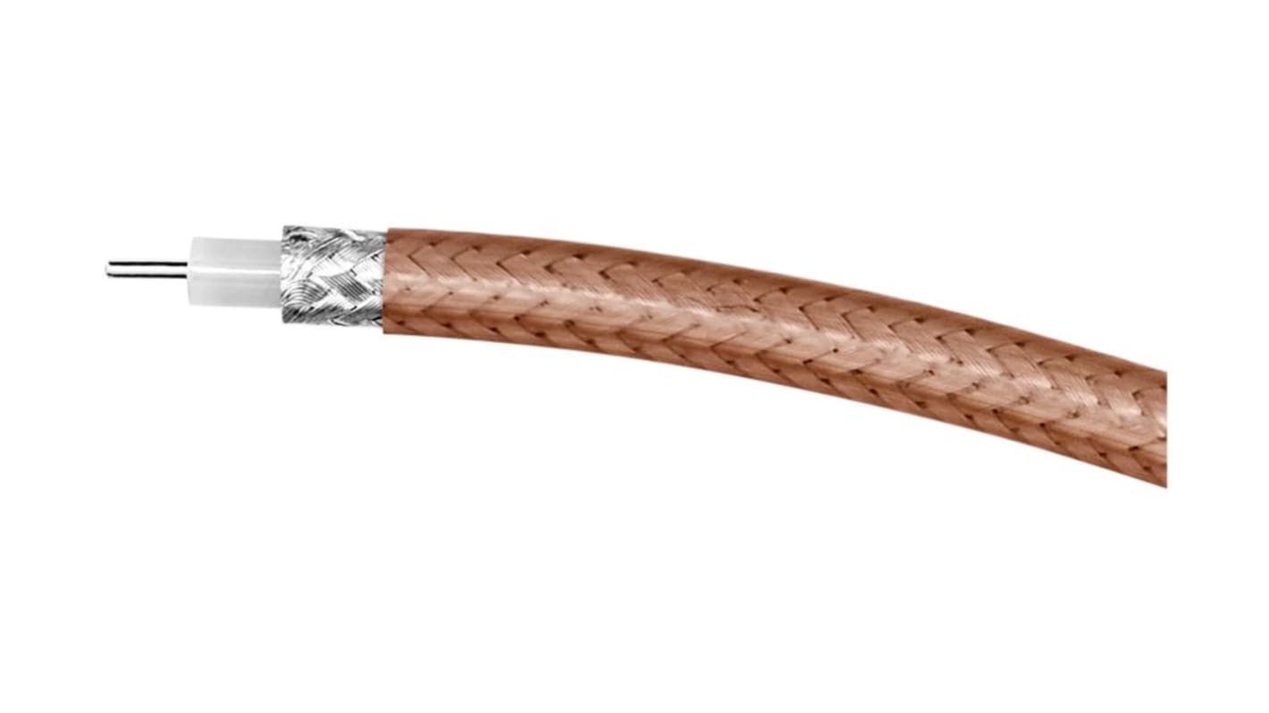 Habia RG 142 Series Coaxial Cable, 50m, RG142 Coaxial, Unterminated