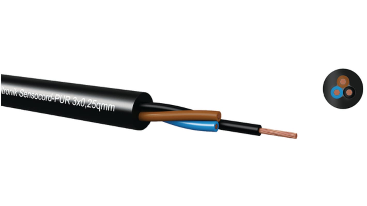 Kabeltronik 丸型 ツイストペアケーブル, 4芯, 23 AWG, 50m