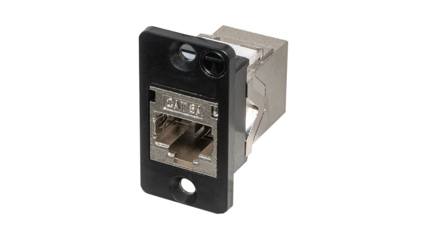 Acoplador TUK Limited serie 888, interfaz Conector hembra RJ45, de Cat6a, apantallado