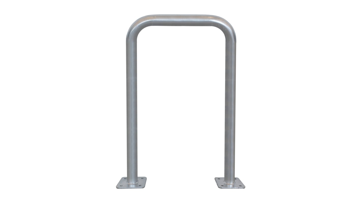 RS PRO Grey Galvanised Steel Protection Barrier