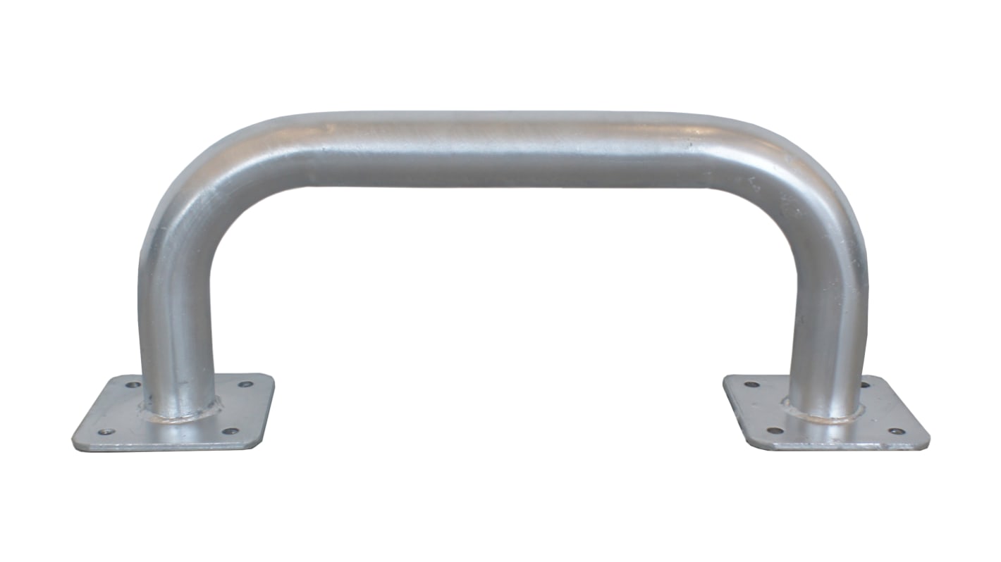 RS PRO Schutzbarriere Galvanisierter Stahl Grau Sicherheits-Absperrung