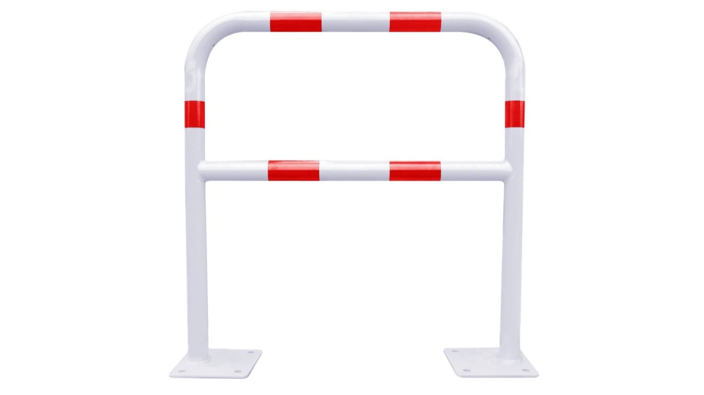 RS PRO Red/White Steel Protection Barrier