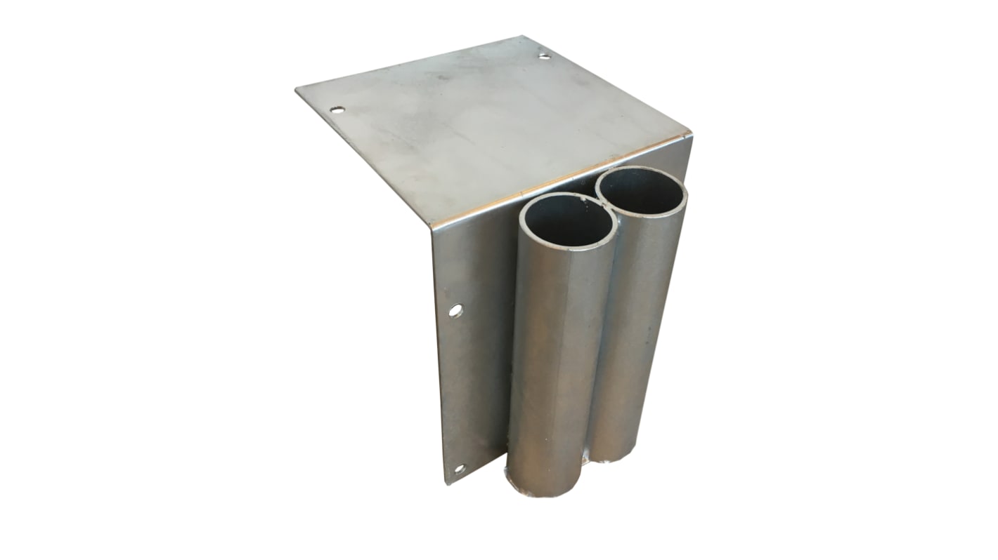 RS PRO Galvanisierter Stahl Grau Sicherheits-Absperrung