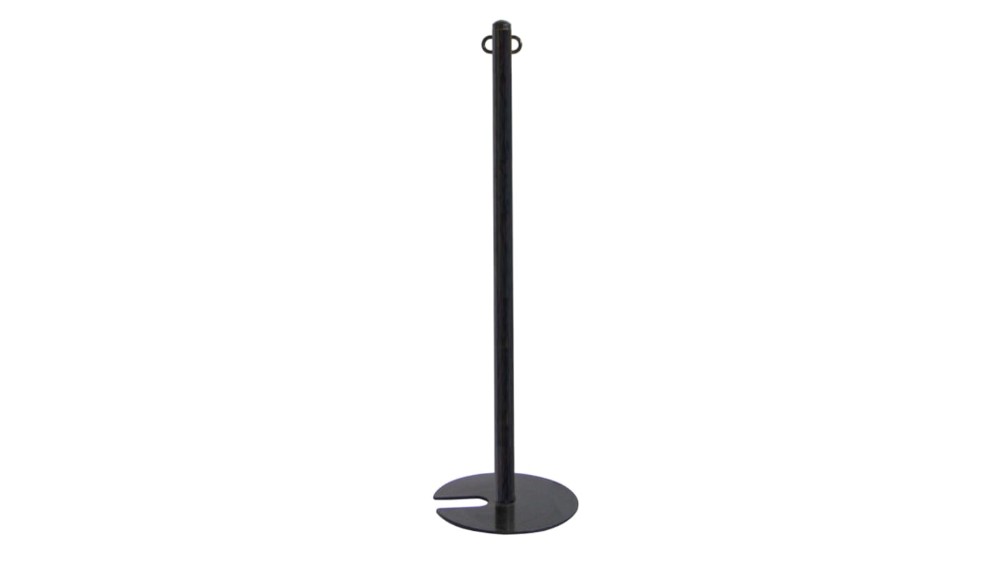 RS PRO Black Steel Post