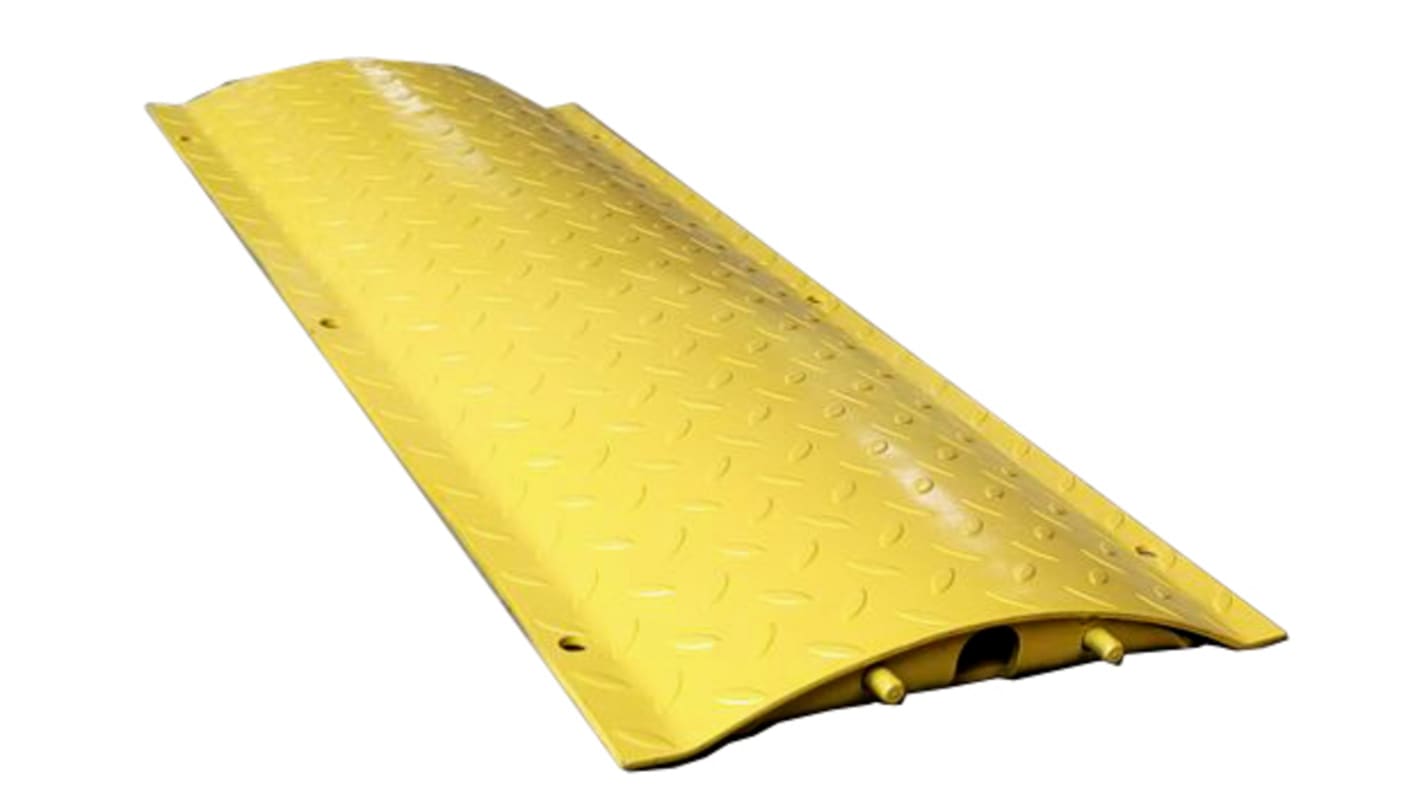 Steel speed bump 1000mm - 50mm- yellow
