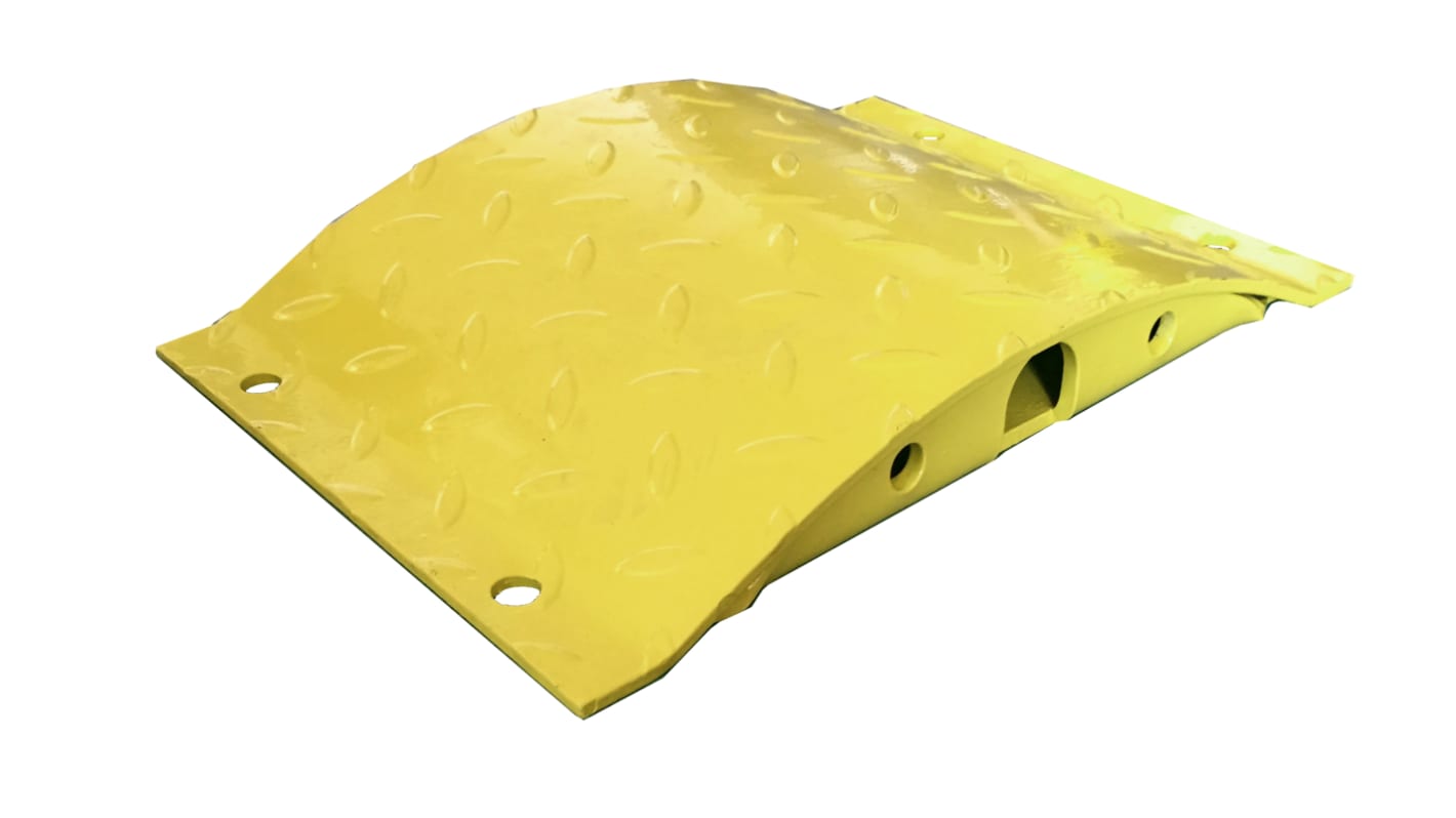 Steel speed bump 250mm - 50mm- yellow