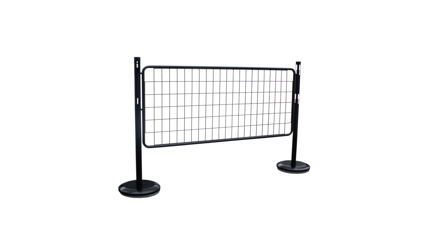 RS PRO Black Steel Post & Panel Kit