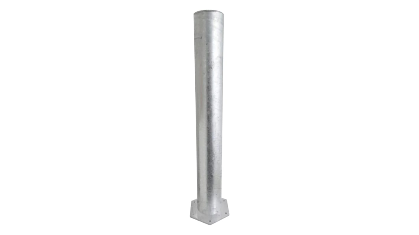 RS PRO Grey Galvanised Steel Protection Barrier