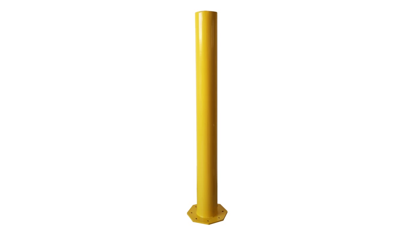 RS PRO Schutzbarriere Stahl Gelb Pfosten
