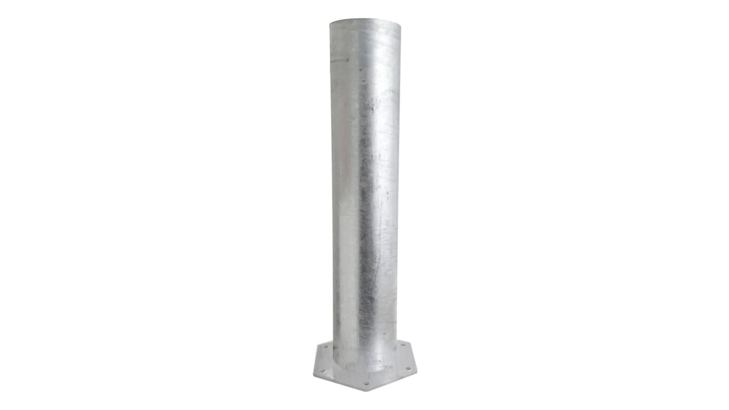 RS PRO Grey Galvanised Steel Protection Barrier