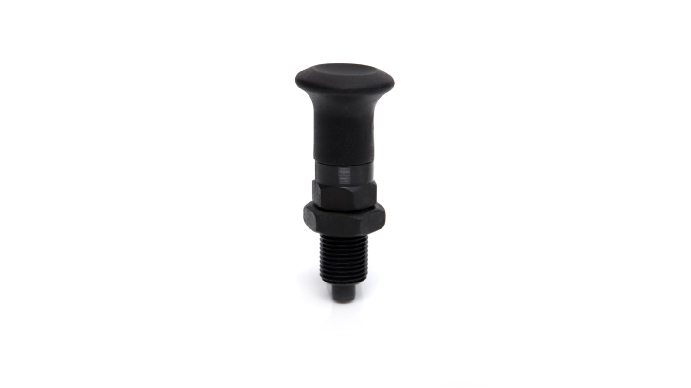 RS PRO Steel M10 x 1.0 Spring Plunger, 45mm Long