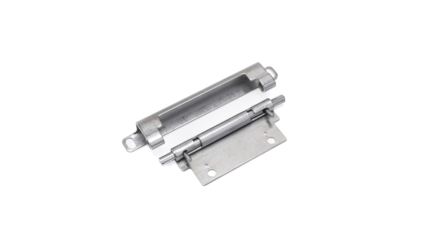 RS PRO Stainless Steel Concealed Hinge with a Removable Pin, 126mm x 17.5mm